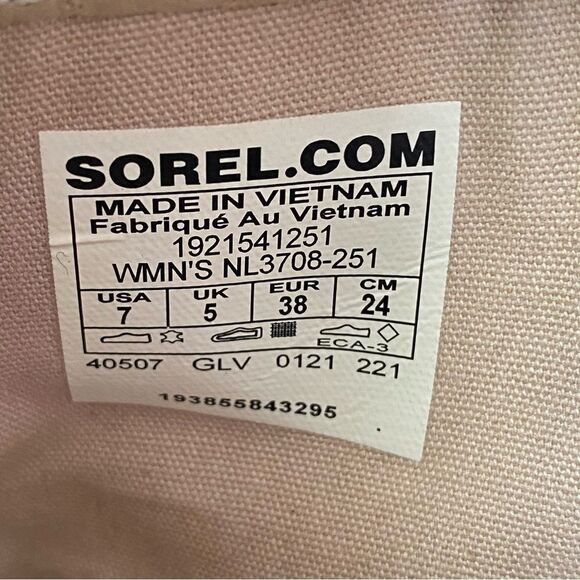 SOREL Women's Cate Buckle Bootie leather size 7 - Picture 11 of 12